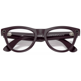 Умные очки Ray-Ban Meta* Skyler Gen 2 Shiny Mystic Violet, Фотохромные линзы Clear to Amethyst Transitions (RW4014)